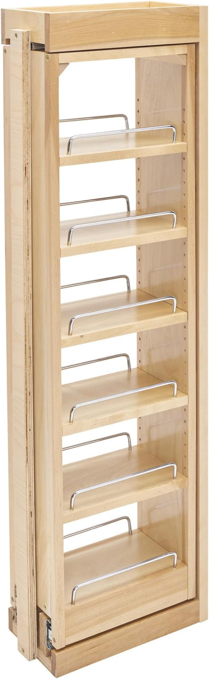 Rev-A-Shelf 6" W x 39" H Pull Out Quad Shelf Organizer by Rev-A-Shelf
