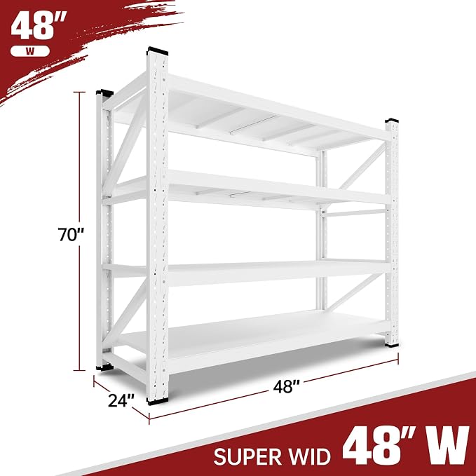 RAVIGIN 3000LBS Storage Shelves, Shelving Units Industrial Shelving - Image 2