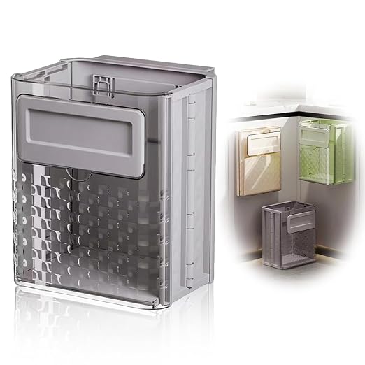 Hanging Kitchen Trash, Can Foldable Transparent Trash Can Kitchen Trash Can by Unknown
