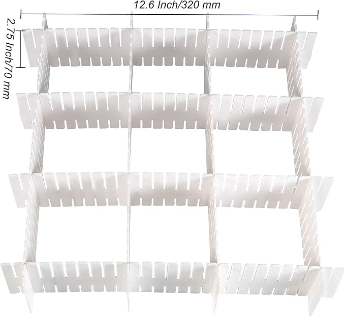 MUKCHAP 72-Piece DIY Grid Drawer Organizer - Image 2