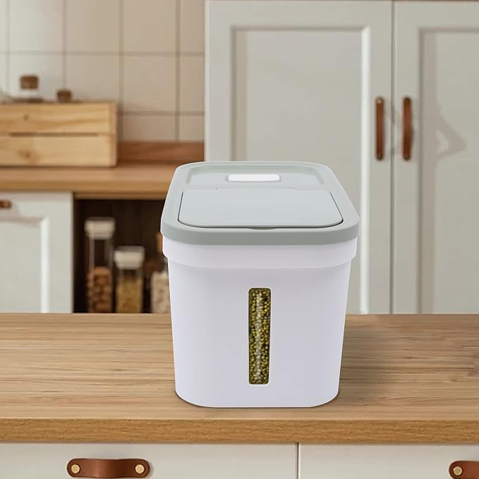 Large Storage Container 22lbs Rice Dispenser Large Rice Cereal Storage Flour - Image 6