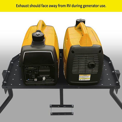 Trailer Tray RV Generator Mount, Front Mount Cargo Carrier & Storage Rack - Image 5