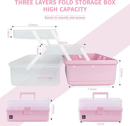 Creahaus 13 inch Art Craft Organizer Storage Box - Image 3