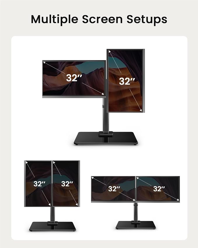 ErGear Freestanding Dual Monitor Stand - Image 6