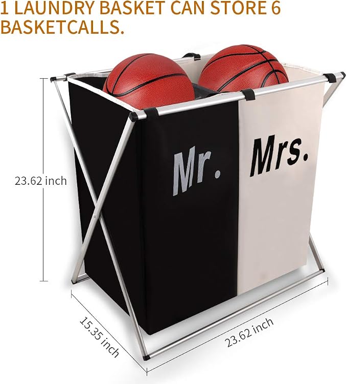 Nicesail Laundry Hamper 2 Section - Image 5