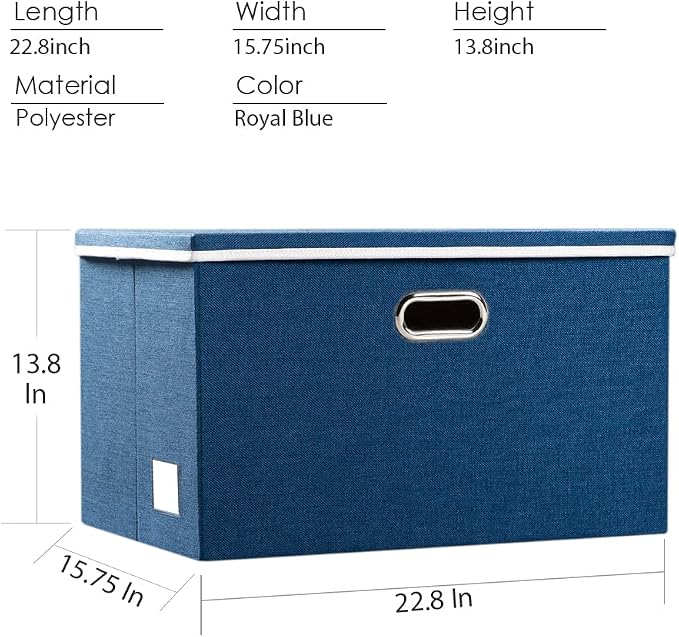 PRANDOM Extra Large Collapsible Storage Bins - Image 5