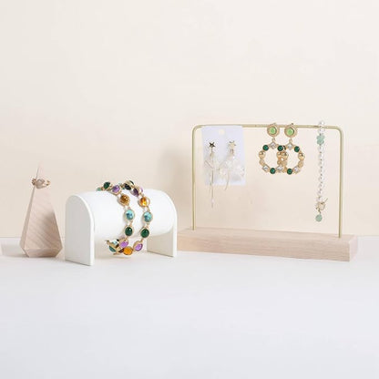 GemeShou Maple Earring holder for selling, Brass earring stands and displays - Image 6