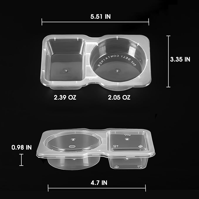 MACTANO 40 Sets Condiment Container - Image 6