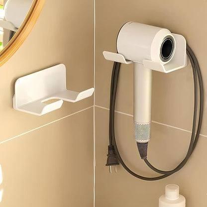 2 Pack Universal Hair Dryer Holder, Self Adhesive Wall Mount Stand - Image 2