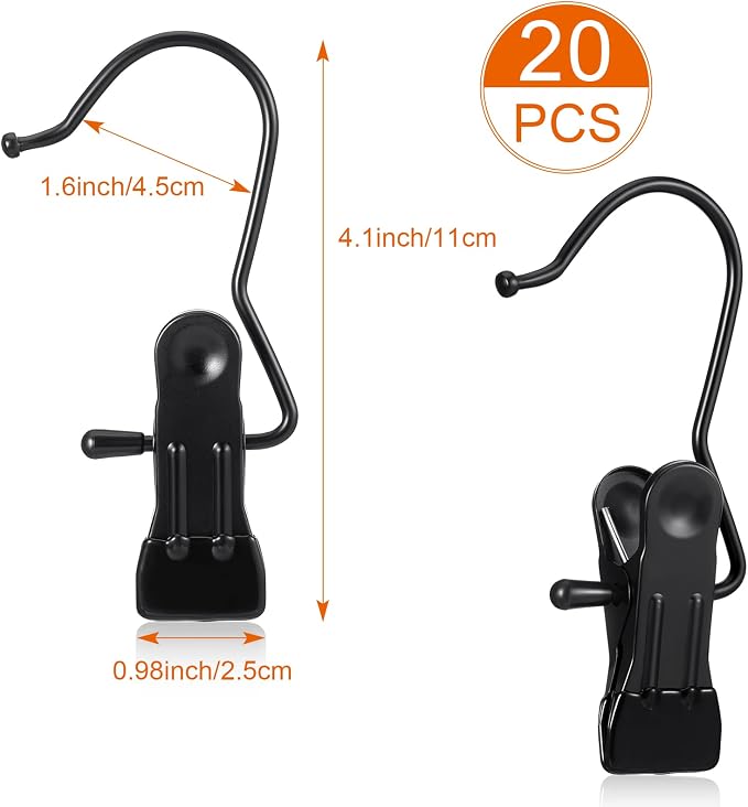 Hotop 20 Pieces Boot Hanger Clips - Image 2