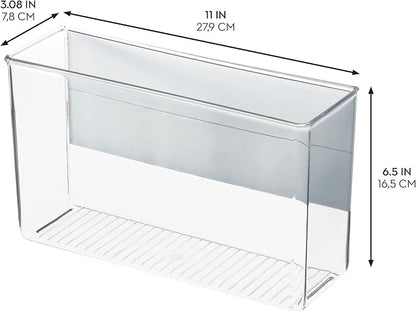 iDesign Magnetic Large Clear Plastic Organizer Bins - Image 3