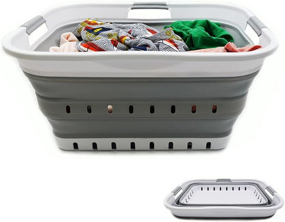 SAMMART 42L Collapsible Plastic Laundry Basket - Image 4