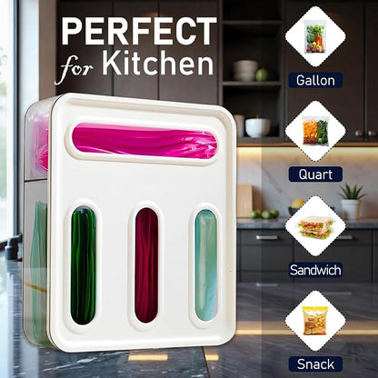 FALAH Food Storage Bag Organizer, 4 in 1 Plastic Bag Organizers - Image 7