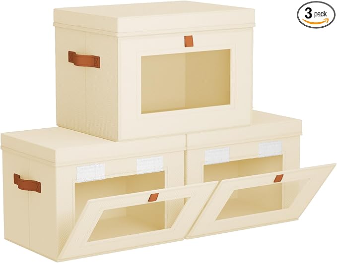 Homsorout Medium Fabric Storage bins by Homsorout