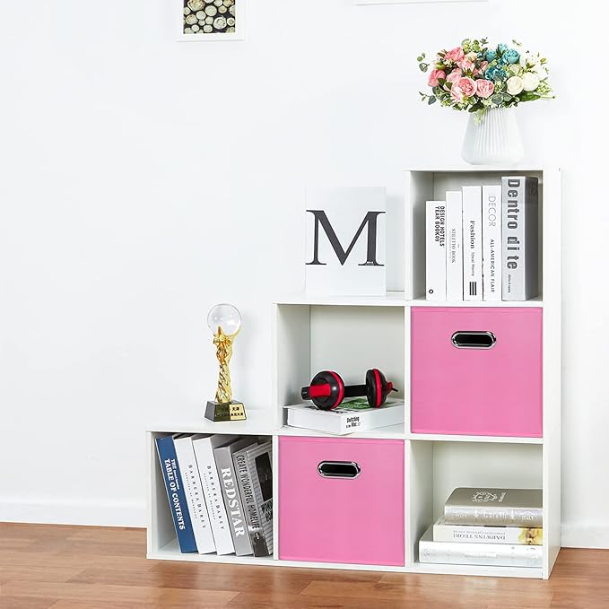 Fabric Cloth Storage Bins, Fabric Cube Bins Organizer - Image 5