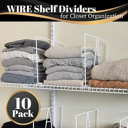 Evelots Wire Shelf Dividers - Image 3