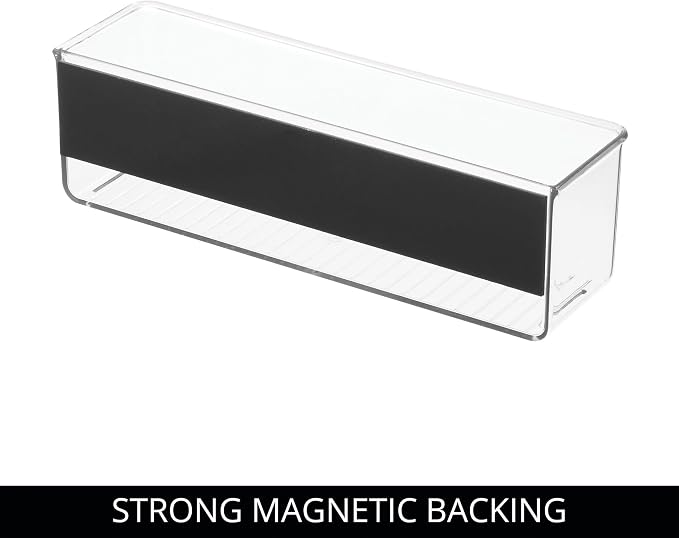 iDesign Magnetic Clear Plastic Organizer Bins - Image 4