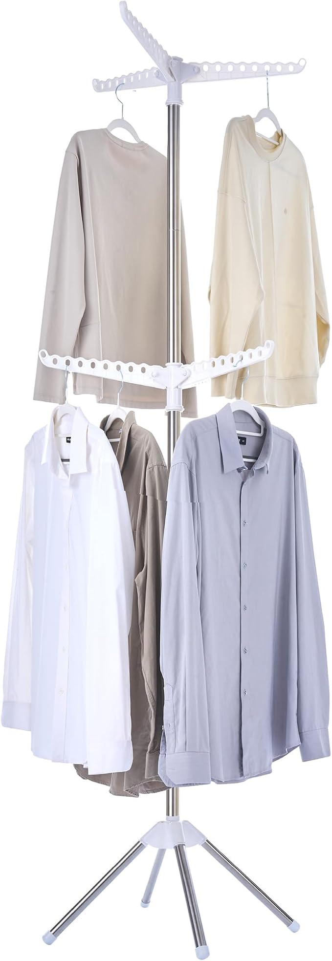 CASAMAYA Clothes Drying Rack Foldable, 74.8 inch 2 Tier Laundry Drying Rack by Unknown