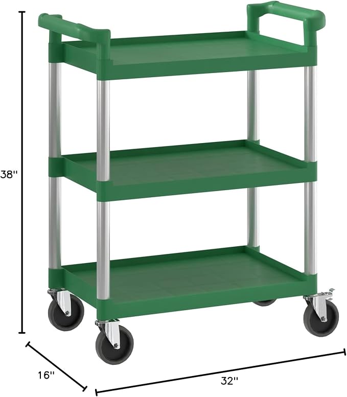 Green Utility/Bussing Cart - Image 3