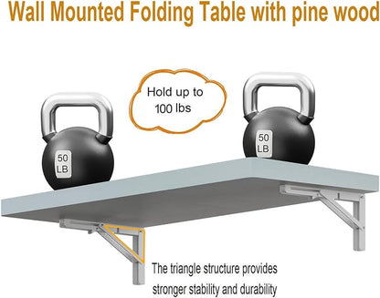 IAE Wall Mounted Folding Table - Image 7
