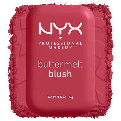 NYX PROFESSIONAL MAKEUP Buttermelt Powder Blush, Fade and Transfer-Resistant - Image 11