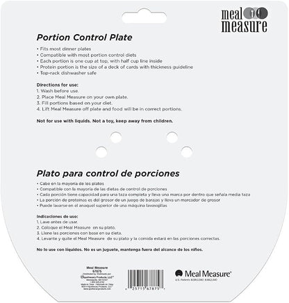 EZY DOSE Meal Measure Portion Control Plates | Container - Image 3