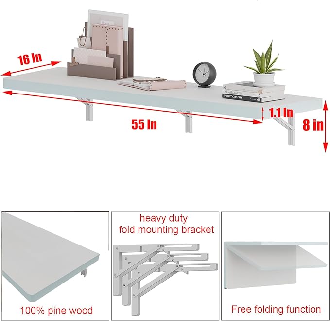 IAE Wall Mounted Folding Table - Image 3