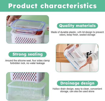 2-Pack Refrigerator Storage Containers - Image 7