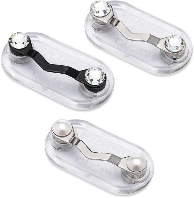 Readerest Magnetic Glasses Holder, Magnet Clip by READEREST