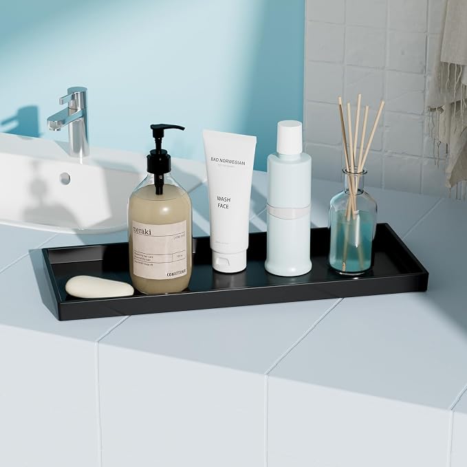 Vanity and Bathroom Tray, Waterproof Vanity Tray - Image 3