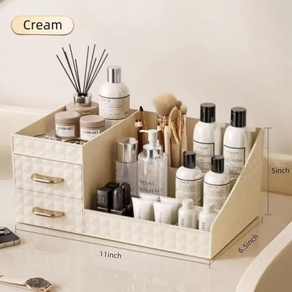 Clear Makeup Organizer for Vanity, Desk Makeup Caddy - Image 2