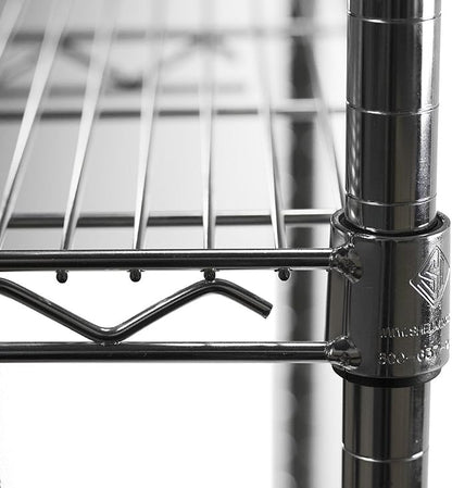 Shelving Inc. 14"d x 30" w x 64" h Chrome Wire Shelving - Image 3