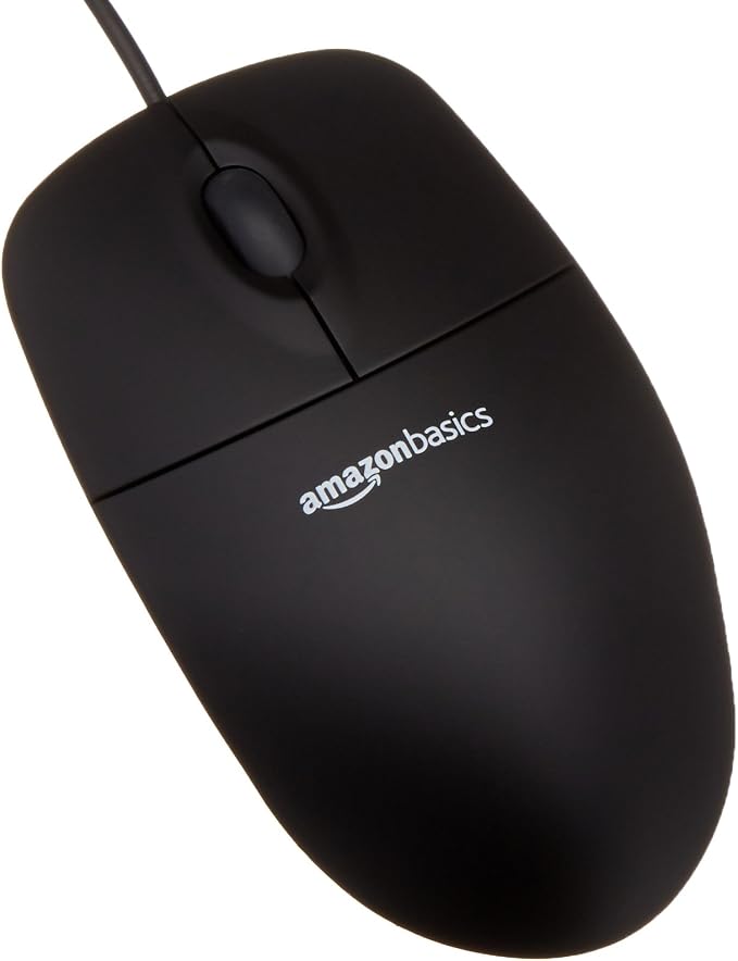 Amazon Basics Wired Computer Keyboard & Mouse - Image 2