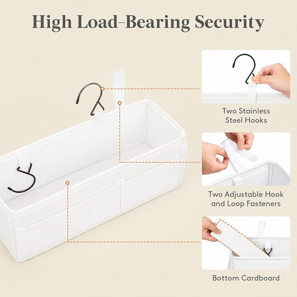 Lifewit Bedside Caddy Storage Organizer, Hanging Storage Bag - Image 3