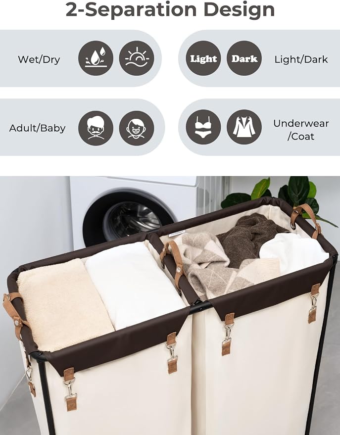 StorageWorks 390L Extra Large Lanudry Hamper - Image 4