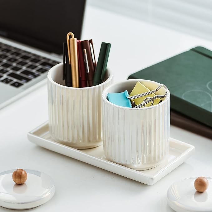 Ceramic Bathroom Canister Set - Image 4