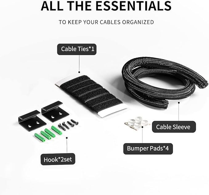 Large Cable Management Box-Stylish Wire Organizer, Wire Concealer and Wire - Image 9