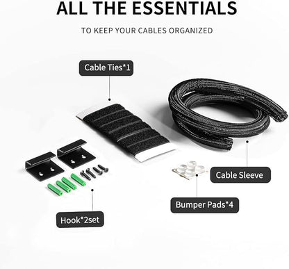 Large Cable Management Box-Stylish Wire Organizer, Wire Concealer and Wire - Image 9