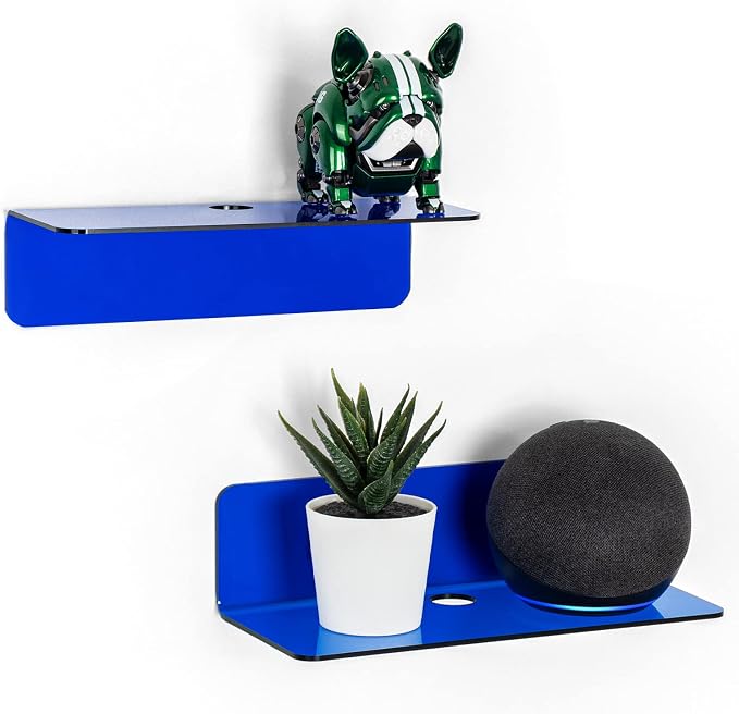 OAPRIRE Small Floating Wall Shelves Set of 2 by OAPRIRE