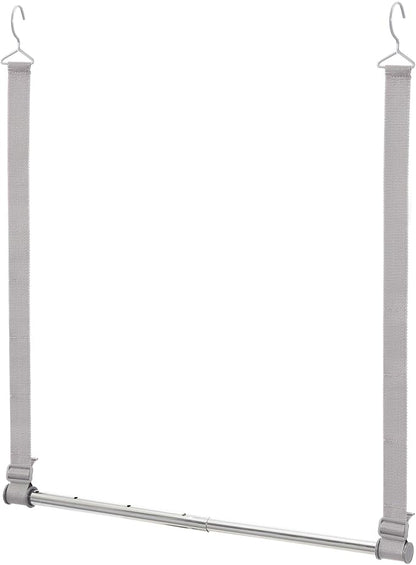 STORAGE MANIAC Hanging Closet Rod, Adjustable Width and Height Closet Hanging by STORAGEMANIAC