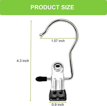 Laundry Hooks Hanging Clips Clothes Pins Closet Hanger Organizer Clamps Socks - Image 2