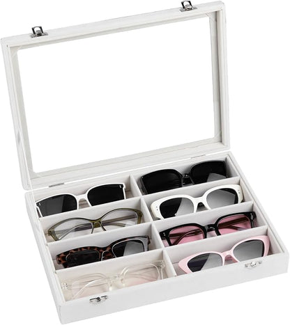 Frebeauty Sunglass Organizer, Velvet Glasses Organizer, 8-Slot Sunglasses Tray by Frebeauty