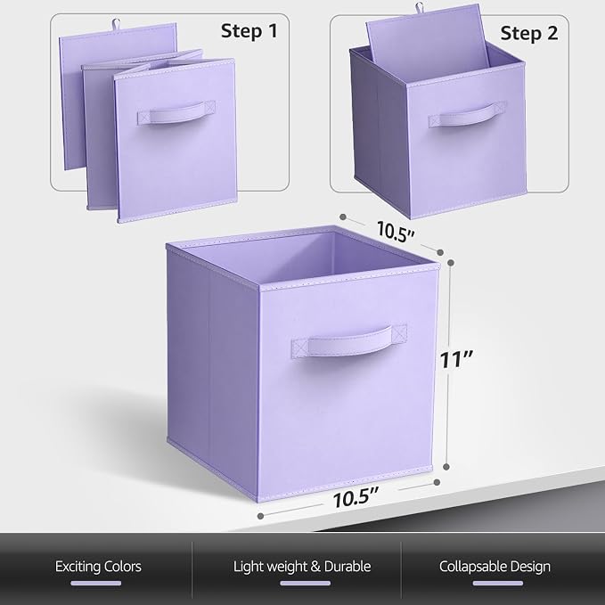 Sorbus 11 Inch Storage Bins - Image 3