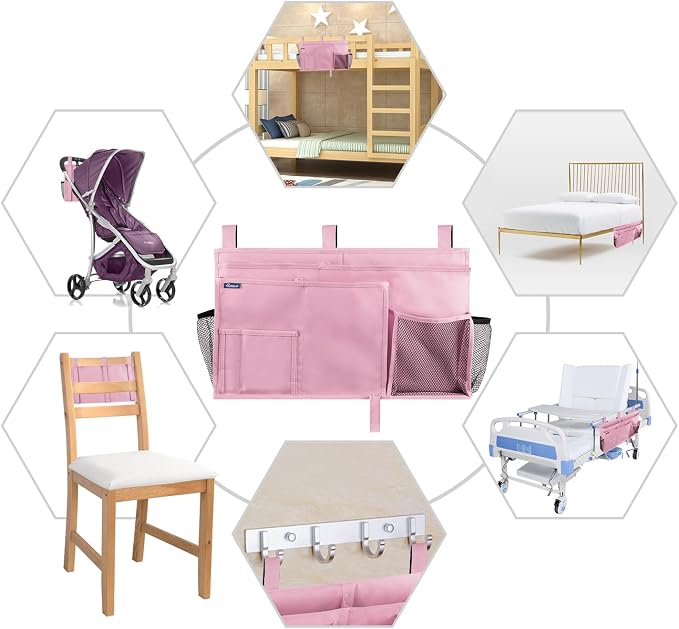 Surblue Caddy Hanging Organizer Bedside Storage Bag - Image 6