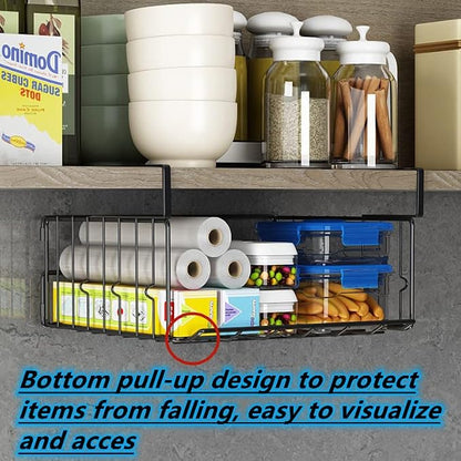 Under Shelf Basket Storage 2Pack - Image 4