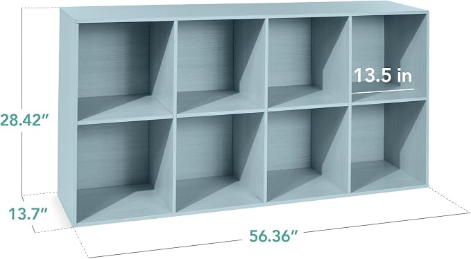Best Choice Products Kids Bookcase 8-Cube Storage Organizer, 13.5in Shelf - Image 2