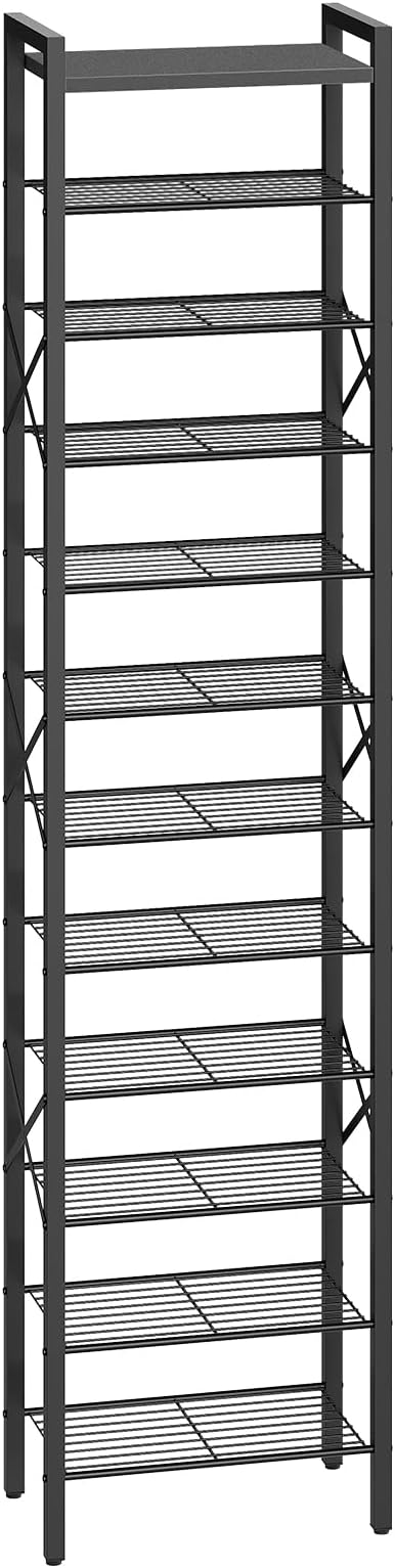 YATINEY 12-Tier Narrow Shoe Rack, Tall Shoe Rack by Yatiney