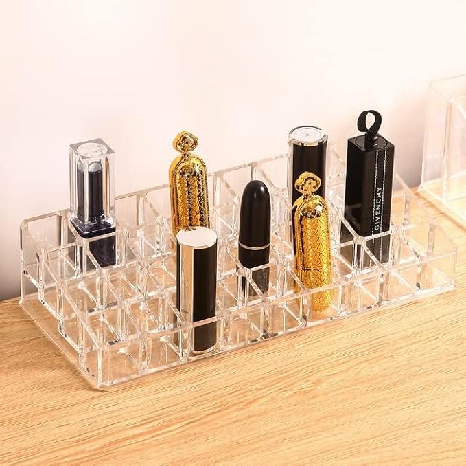 LEILIN 36 Slot Lipstick Drawer Organizer Lip Gloss Storage Essential Oil Holder - Image 3