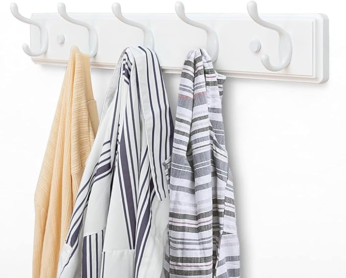 Wooden Coat Rack, Wall-Mounted Organizer - Image 5