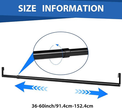 Threehoney Expandable Closet Rod - Image 2